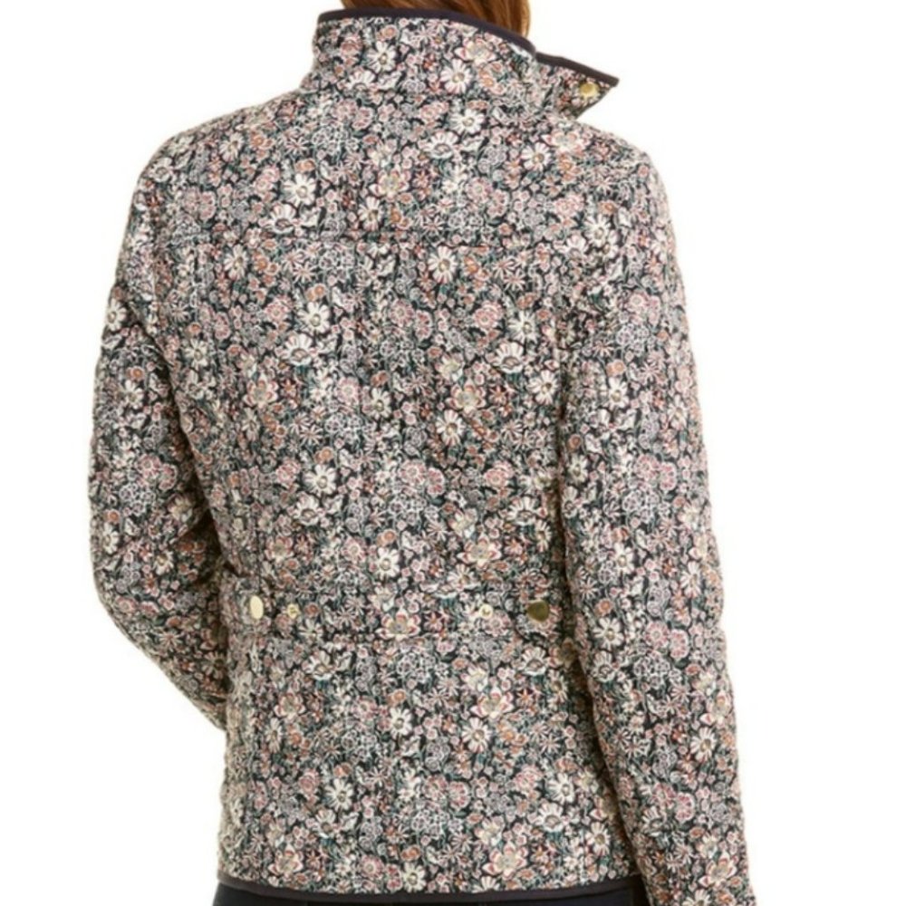 J.Crew Liberty Garden Print Quilted Downtown Field Jacket - Picture 2 of 9